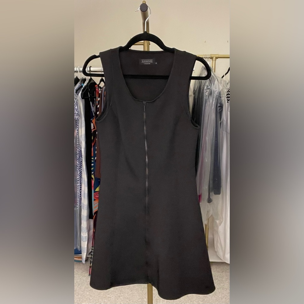 ELEVENPARIS black skater dress. Size small